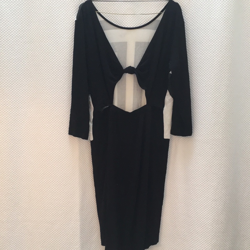 T length, polyester dress